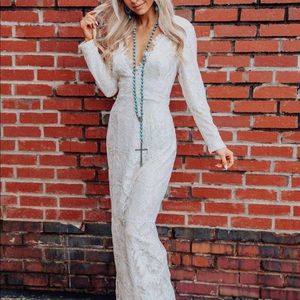 Off white wedding dress